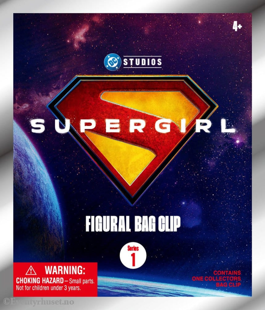 Supergirl 3D Foam Bag Clips Serie 1 Display (24) Fashion & Accessories