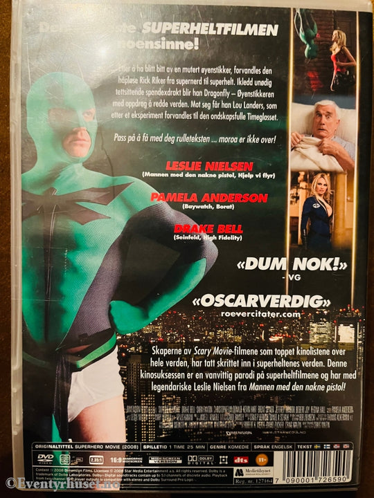 Superhero Movie. Dvd Leiefilm.