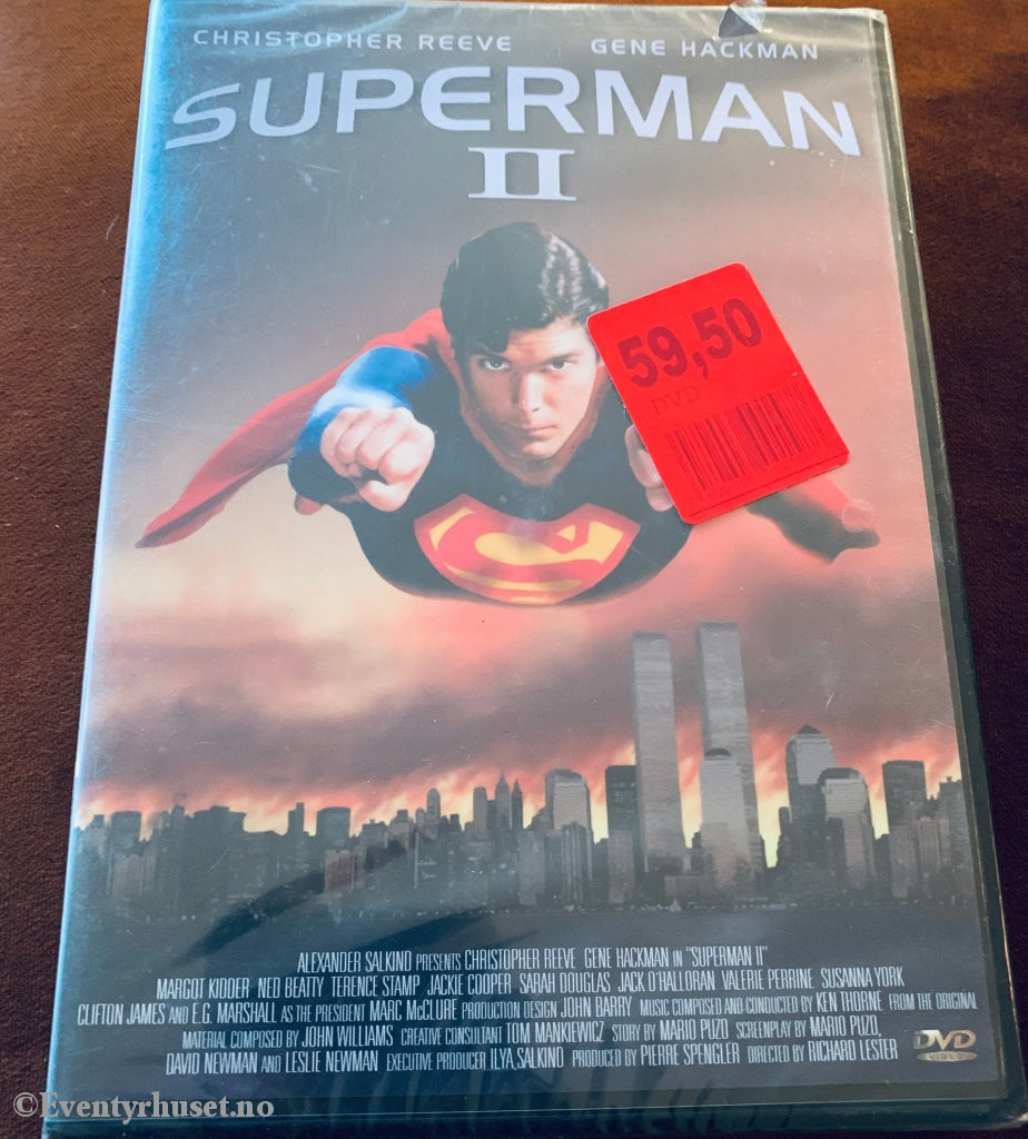 Superman 2. 1980. Dvd. Ny I Plast! Dvd