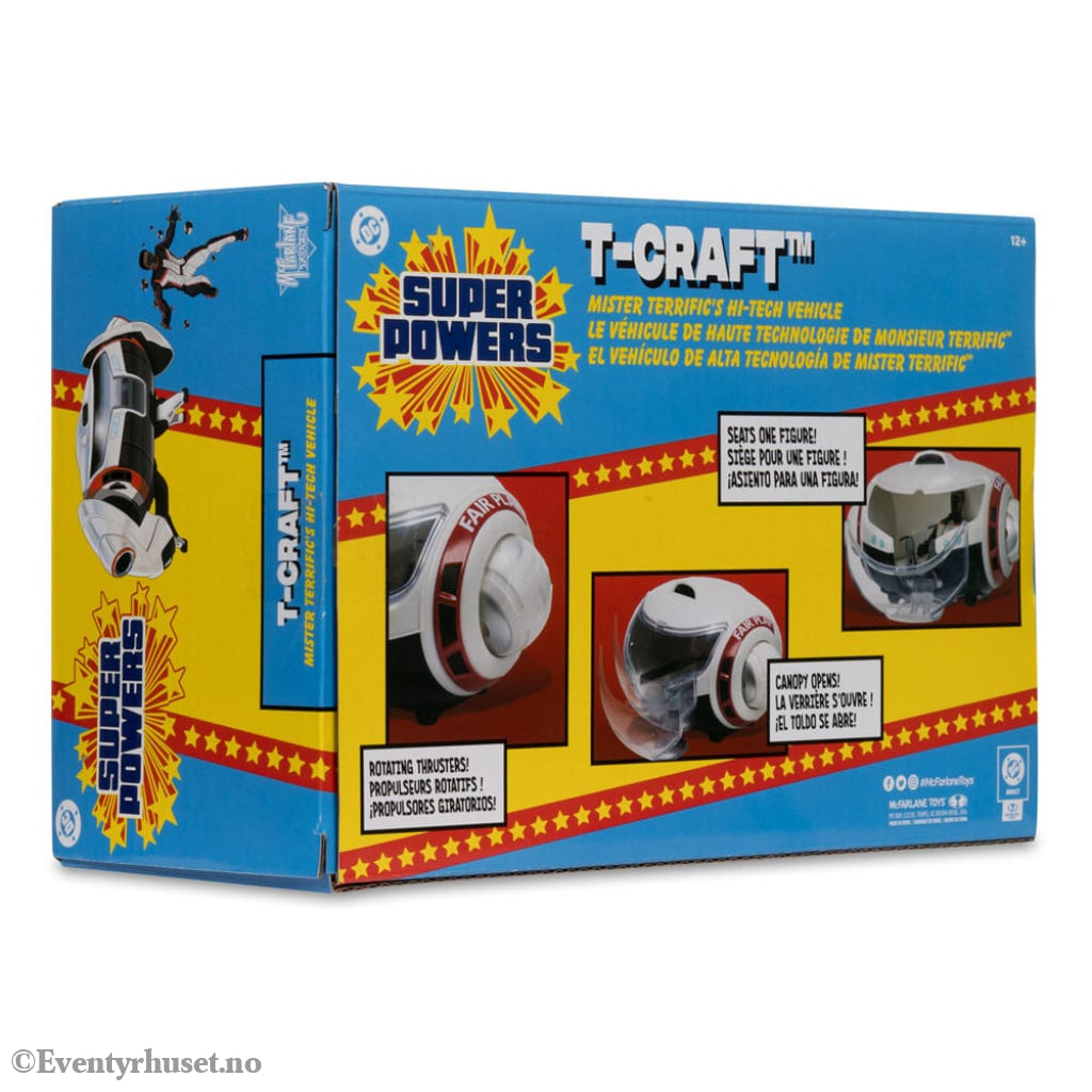 Superman (2025) DC Direct Super Powers Action Figure with Vehicle Mr. Terrific & T-Craft Toys
