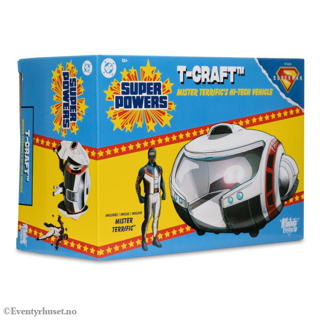 Superman (2025) DC Direct Super Powers Action Figure with Vehicle Mr. Terrific & T-Craft Toys
