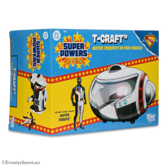 Superman (2025) DC Direct Super Powers Action Figure with Vehicle Mr. Terrific & T-Craft Toys