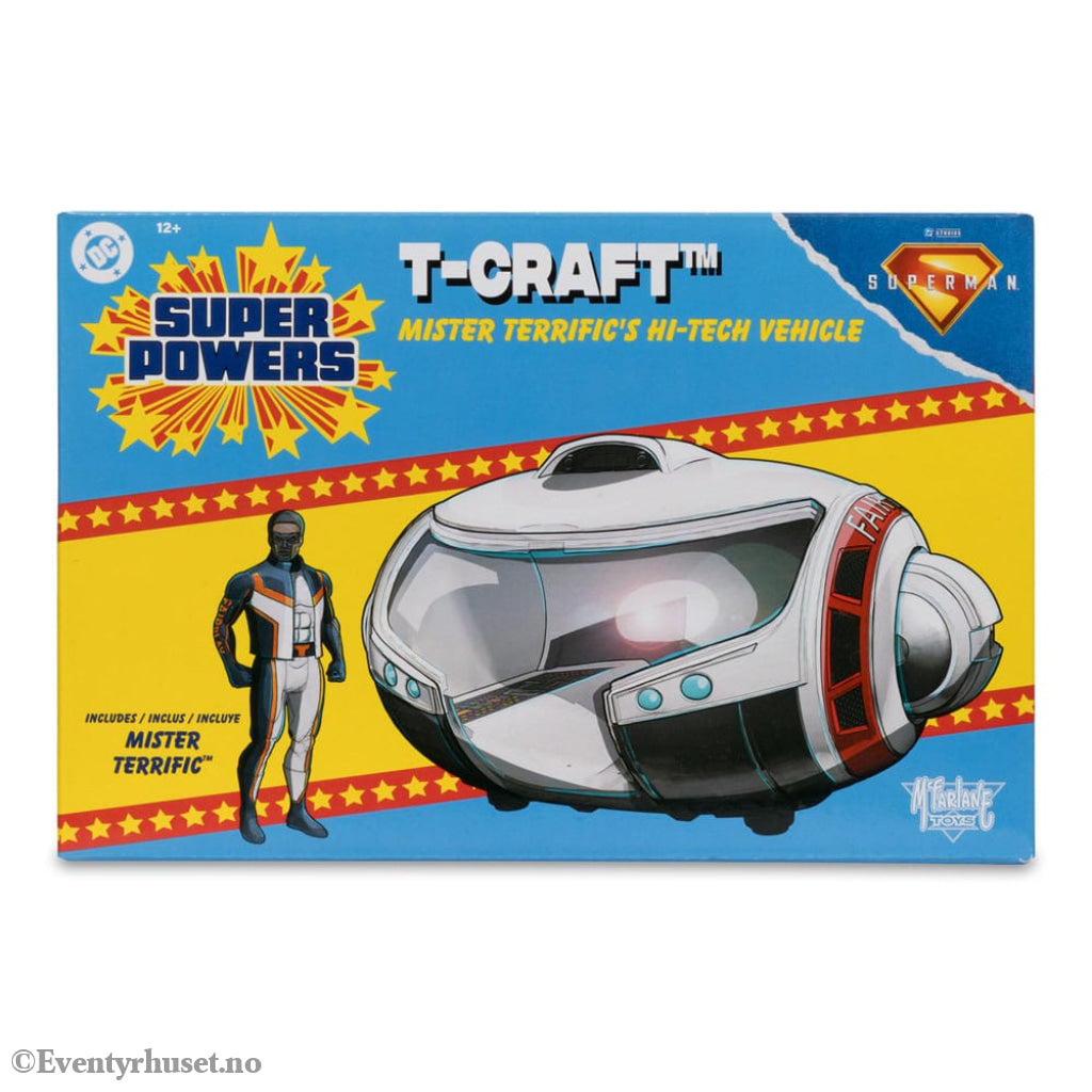 Superman (2025) DC Direct Super Powers Action Figure with Vehicle Mr. Terrific & T-Craft Toys