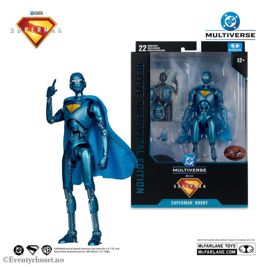 Superman (2025) DC Multiverse Deluxe Action Figure Superman Robot (Red Platinum Edition) 18 cm Toys