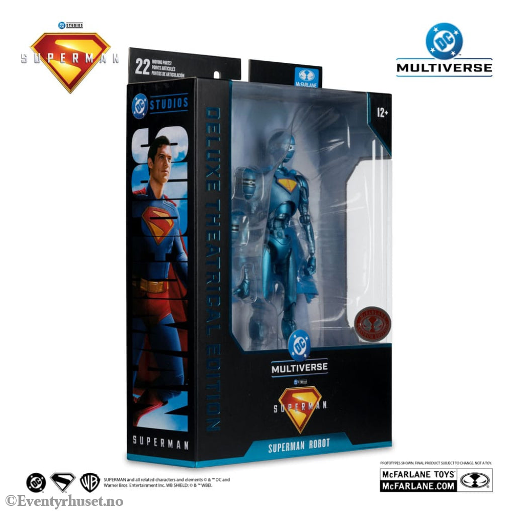 Superman (2025) DC Multiverse Deluxe Action Figure Superman Robot (Red Platinum Edition) 18 cm Toys