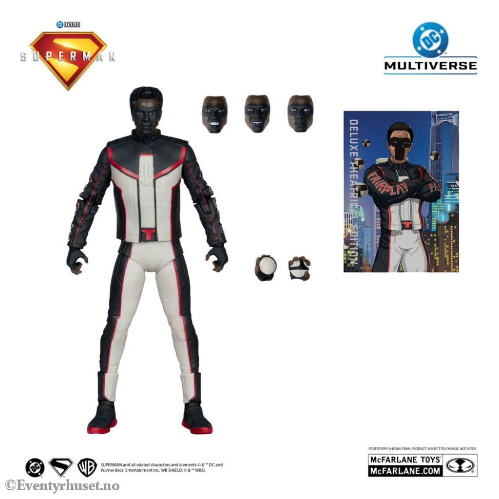 Superman (2025) DC Multiverse Deluxe Theatrical Edition Action Figure Mr. Terrific (Red Platinum Edition) 18 cm Toys