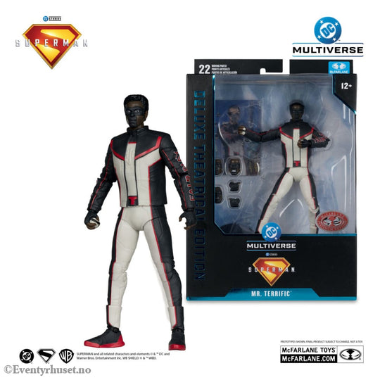 Superman (2025) DC Multiverse Deluxe Theatrical Edition Action Figure Mr. Terrific (Red Platinum Edition) 18 cm Toys