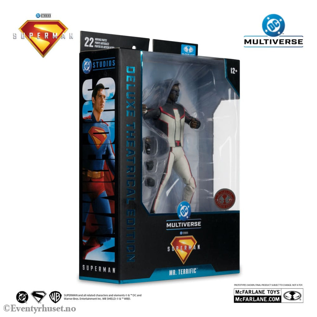 Superman (2025) DC Multiverse Deluxe Theatrical Edition Action Figure Mr. Terrific (Red Platinum Edition) 18 cm Toys