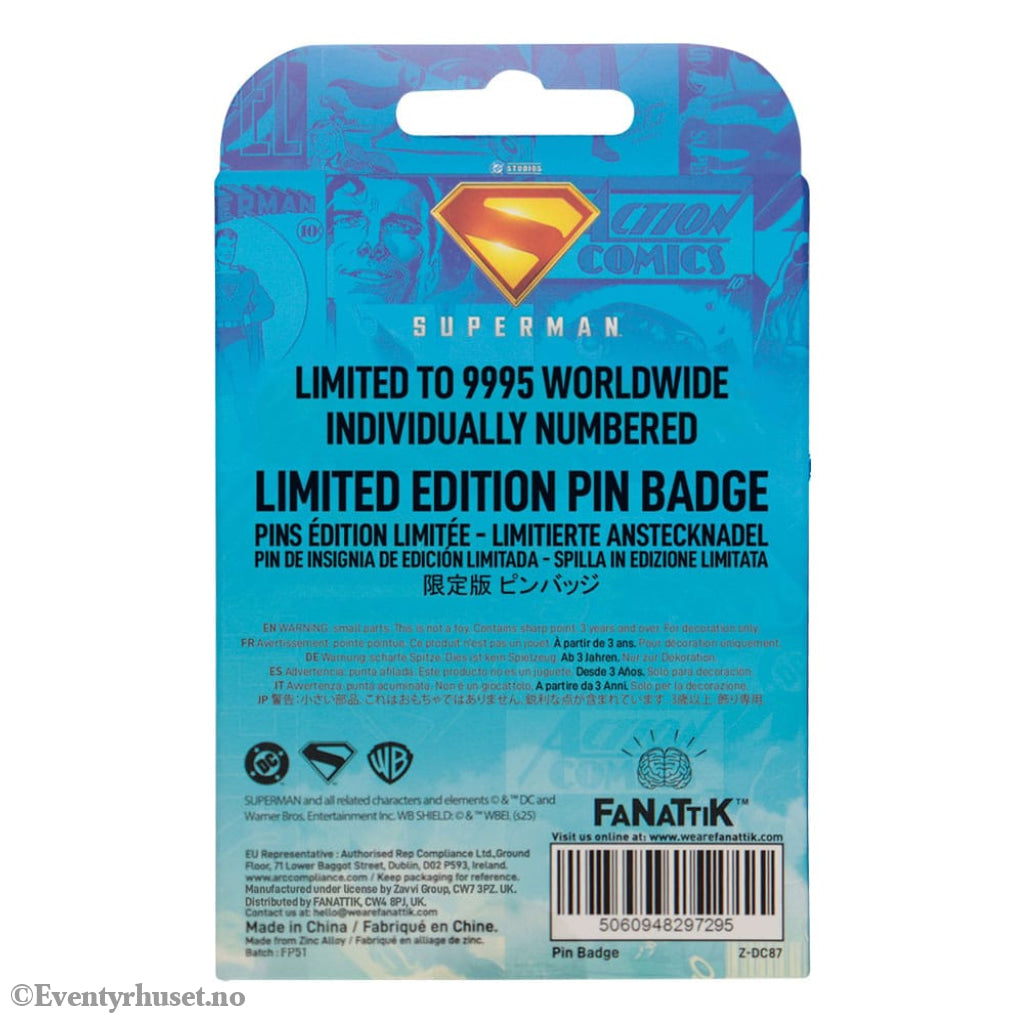 Superman 2025 Pin Badge Daily Planet Fashion & Accessories