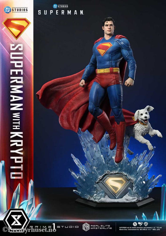 Superman (2025) Real Elite Masterline Series Statue 1/3 Superman with Krypto 95 cm Collectibles