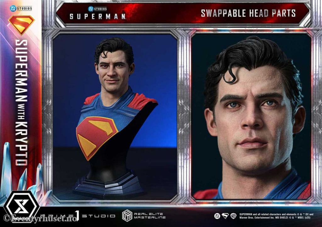 Superman (2025) Real Elite Masterline Series Statue 1/3 Superman with Krypto 95 cm Collectibles