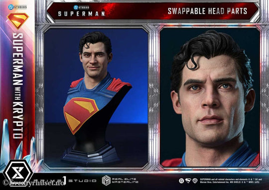 Superman (2025) Real Elite Masterline Series Statue 1/3 Superman with Krypto 95 cm Collectibles