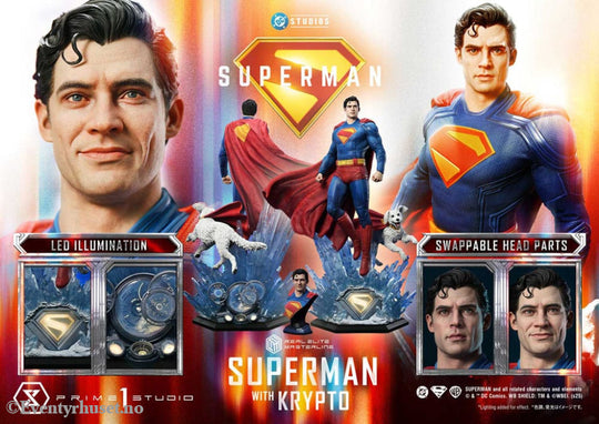 Superman (2025) Real Elite Masterline Series Statue 1/3 Superman with Krypto 95 cm Collectibles