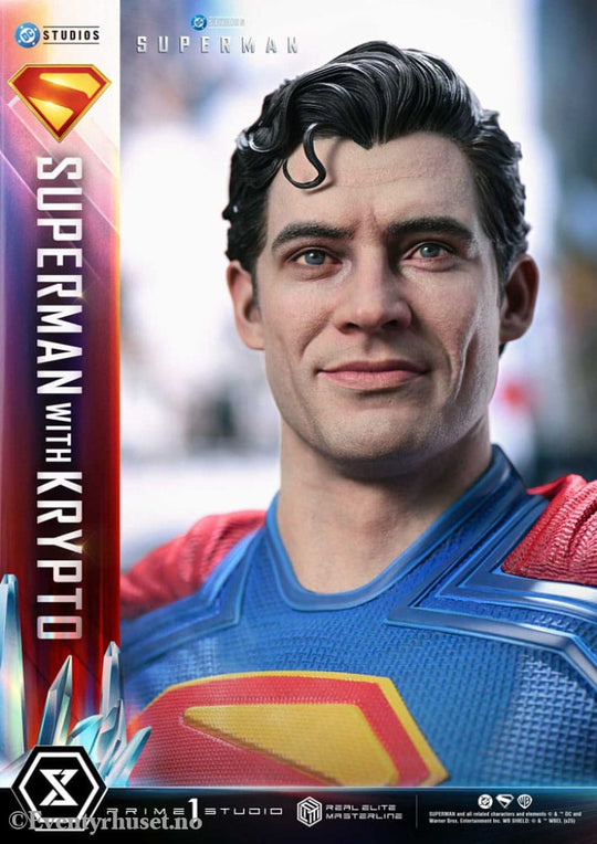Superman (2025) Real Elite Masterline Series Statue 1/3 Superman with Krypto 95 cm Collectibles
