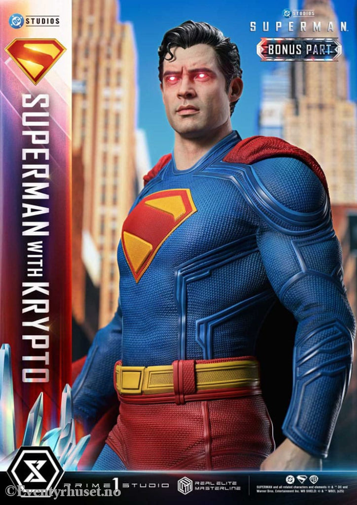 Superman (2025) Real Elite Masterline Series Statue 1/3 Superman with Krypto Bonus Version 95 cm Collectibles