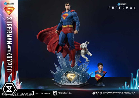 Superman (2025) Real Elite Masterline Series Statue 1/3 Superman with Krypto Bonus Version 95 cm Collectibles