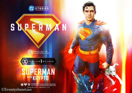 Superman (2025) Real Elite Masterline Series Statue 1/3 Superman with Krypto Bonus Version 95 cm Collectibles