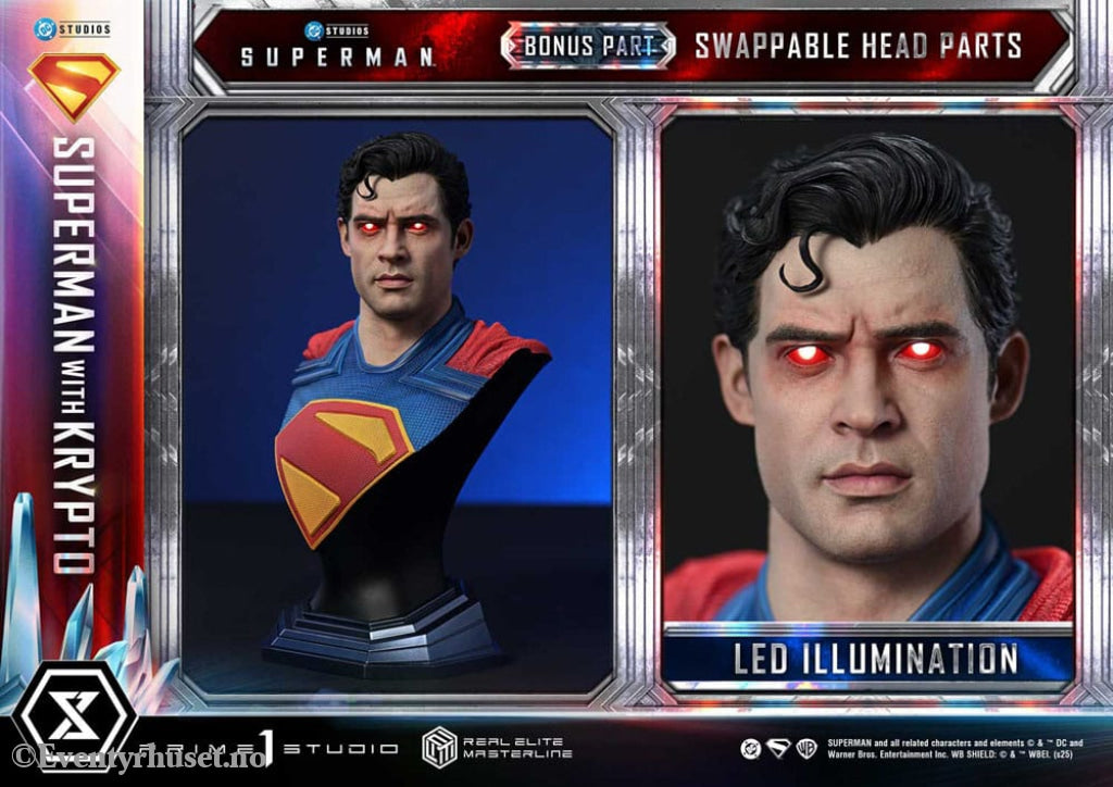 Superman (2025) Real Elite Masterline Series Statue 1/3 Superman with Krypto Bonus Version 95 cm Collectibles
