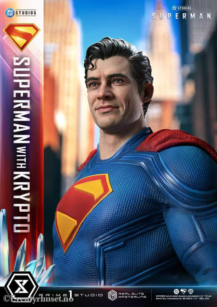 Superman (2025) Real Elite Masterline Series Statue 1/3 Superman with Krypto Bonus Version 95 cm Collectibles