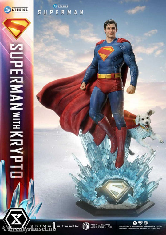 Superman (2025) Real Elite Masterline Series Statue 1/3 Superman with Krypto Bonus Version 95 cm Collectibles