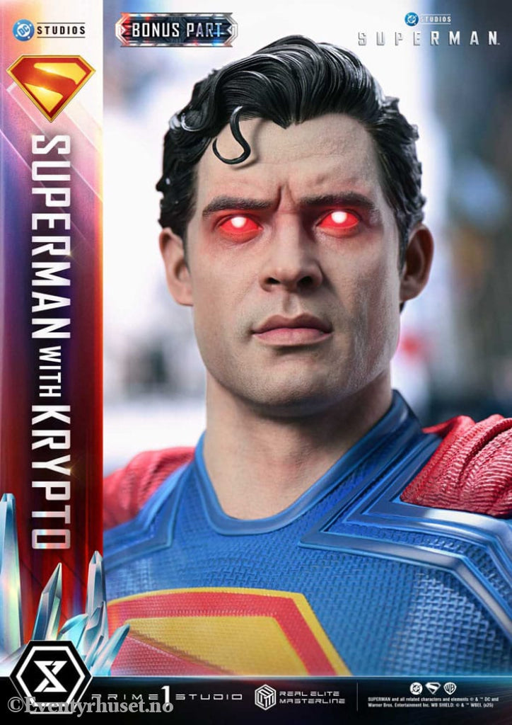 Superman (2025) Real Elite Masterline Series Statue 1/3 Superman with Krypto Bonus Version 95 cm Collectibles