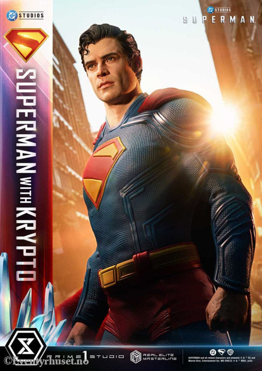 Superman (2025) Real Elite Masterline Series Statue 1/3 Superman with Krypto Bonus Version 95 cm Collectibles