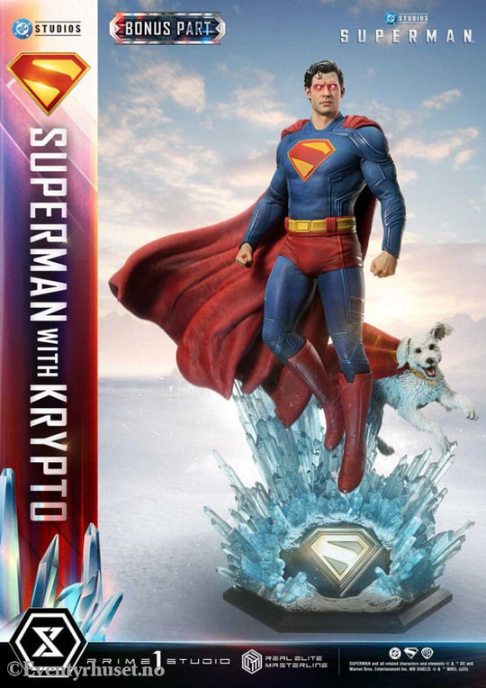 Superman (2025) Real Elite Masterline Series Statue 1/3 Superman with Krypto Bonus Version 95 cm Collectibles