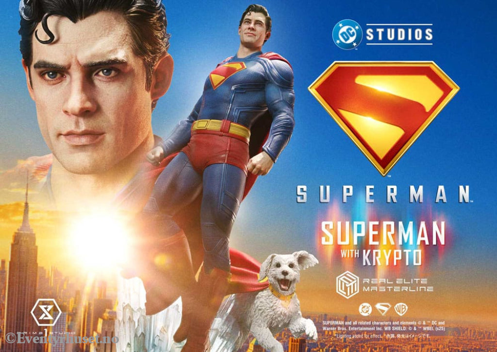 Superman (2025) Real Elite Masterline Series Statue 1/3 Superman with Krypto Bonus Version 95 cm Collectibles