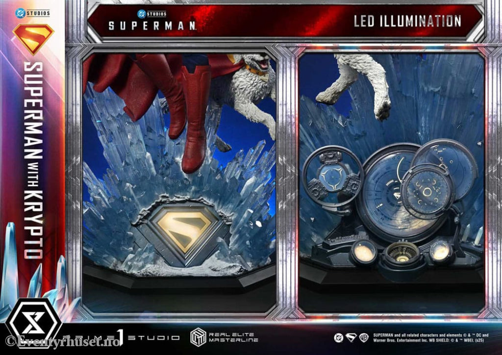 Superman (2025) Real Elite Masterline Series Statue 1/3 Superman with Krypto Bonus Version 95 cm Collectibles