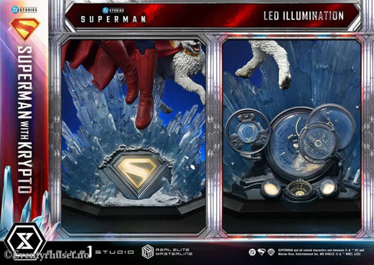 Superman (2025) Real Elite Masterline Series Statue 1/3 Superman with Krypto Bonus Version 95 cm Collectibles