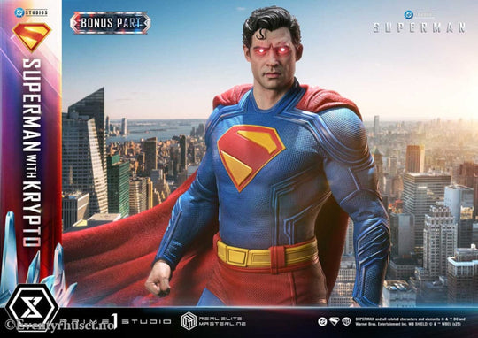 Superman (2025) Real Elite Masterline Series Statue 1/3 Superman with Krypto Bonus Version 95 cm Collectibles