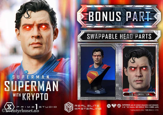 Superman (2025) Real Elite Masterline Series Statue 1/3 Superman with Krypto Bonus Version 95 cm Collectibles