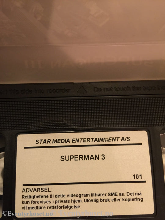 Superman 3. 1983. Vhs. Vhs