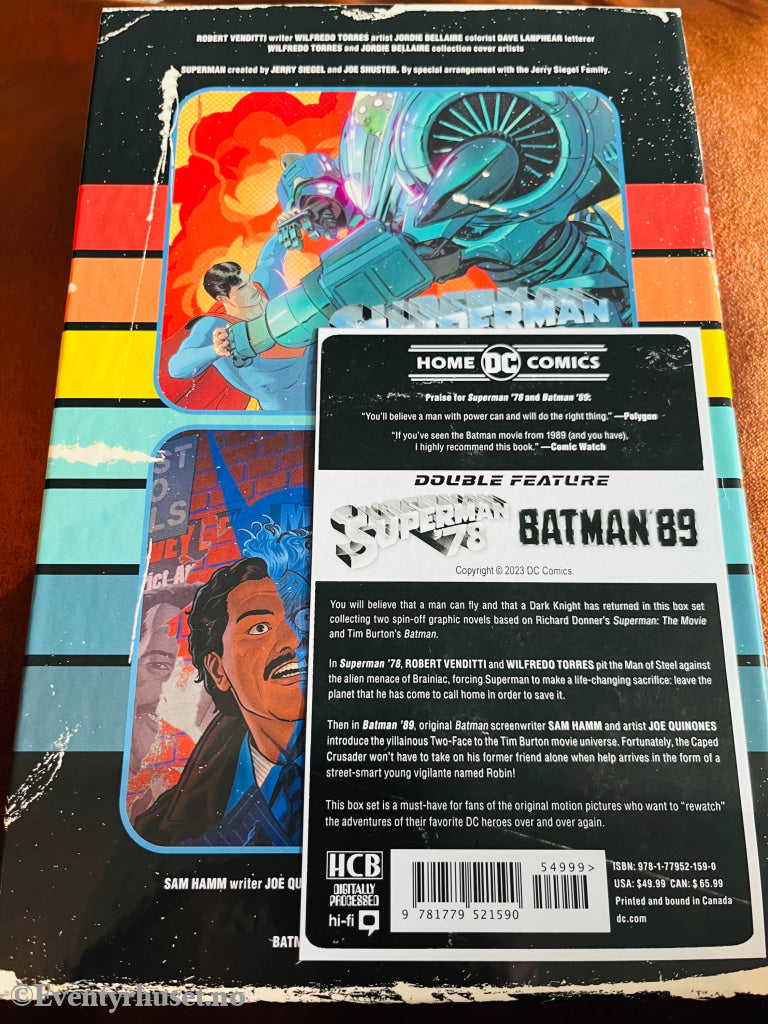 Superman 78 / Batman 89. Double Feature. Tegneseriebøker. Fortelling