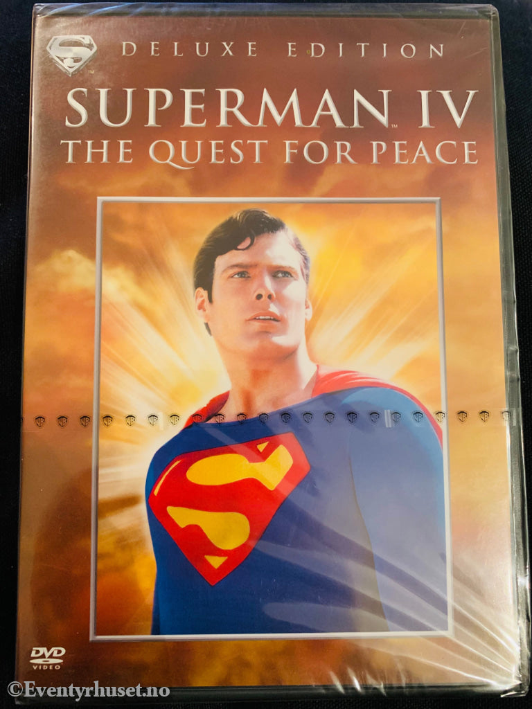 Superman Iv - The Quest For Peace Deluxe Edition. 1983. Dvd. Ny I Plast! Dvd