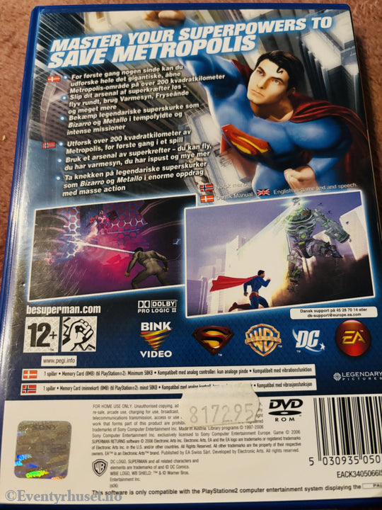 Superman Returns. PS2.
