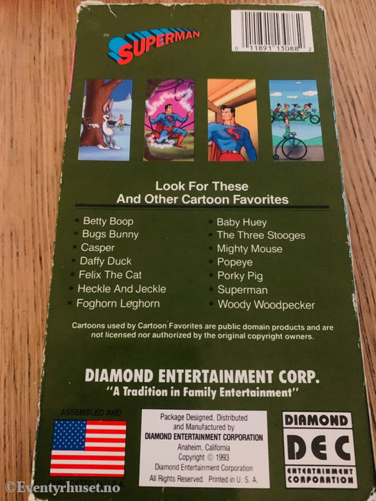 Superman: The Eleventh Hour / Destruction, Inc. 1942 .VHS slipcase.