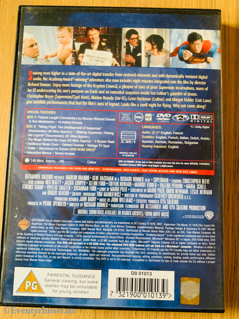 Superman: The Movie. DVD.