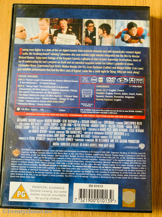 Superman: The Movie. DVD.