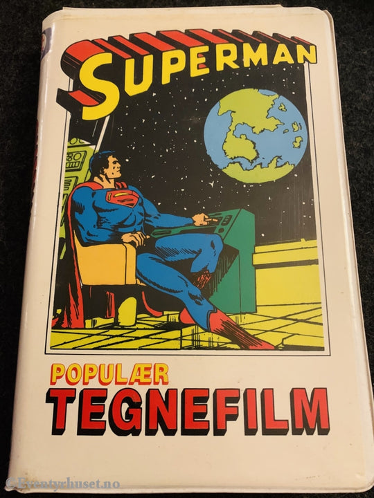 Superman Video Show. Populær Tegnefilm. Dansk. Vhs Big Box.