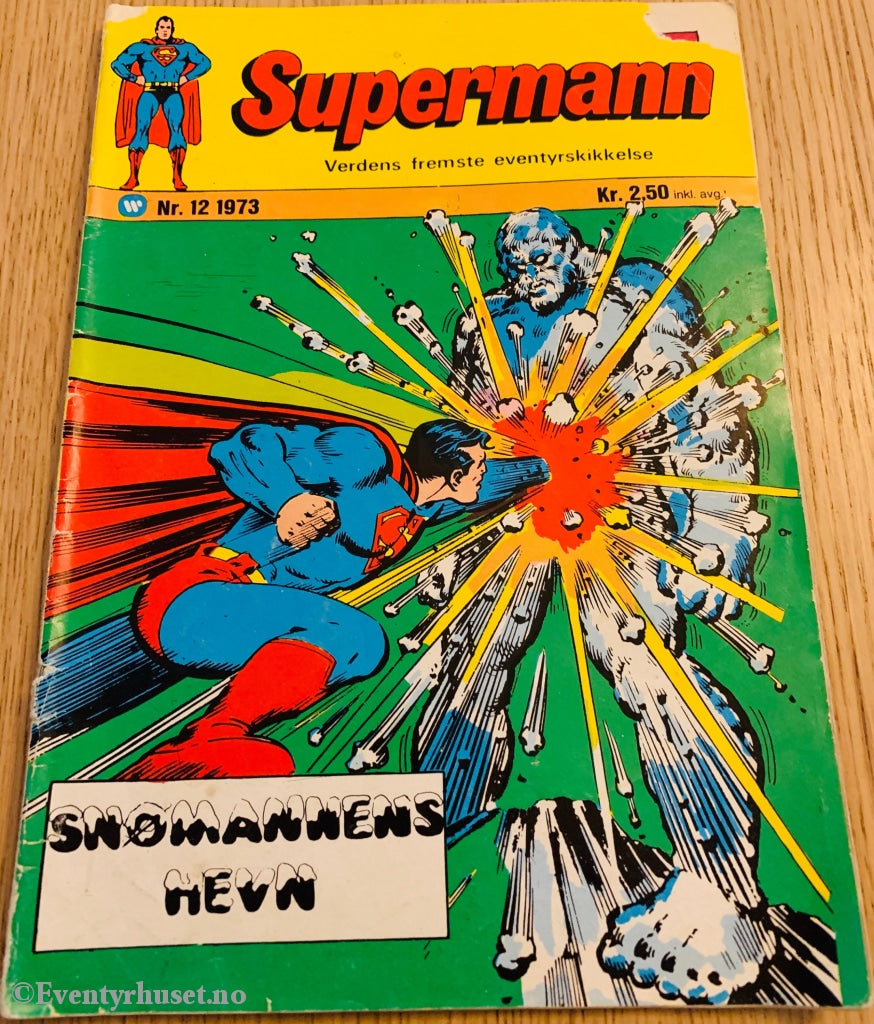 Supermann. 1973/12. Tegneserieblad