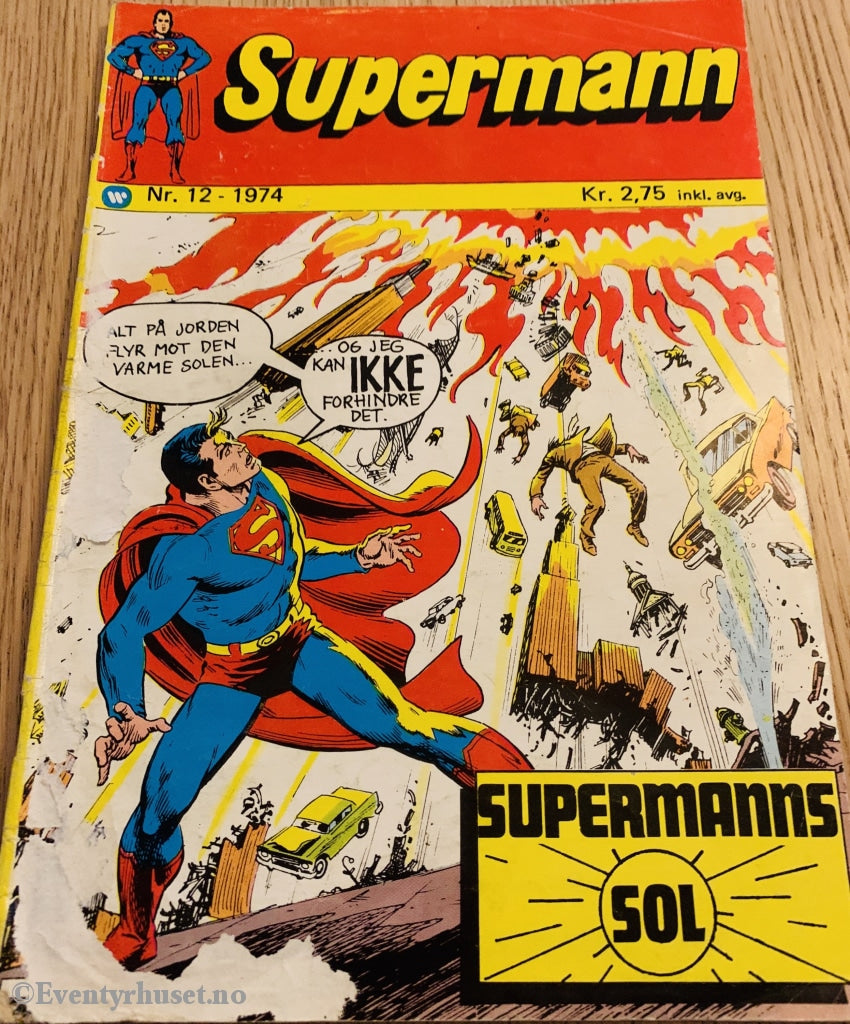 Supermann. 1974/12. Tegneserieblad