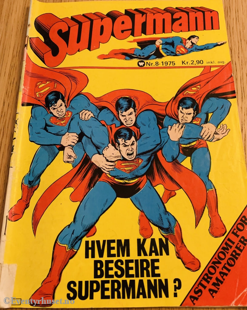 Supermann. 1975/08. Tegneserieblad