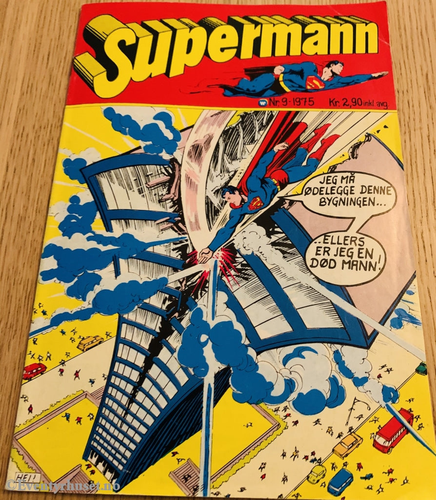 Supermann. 1975/09. Tegneserieblad