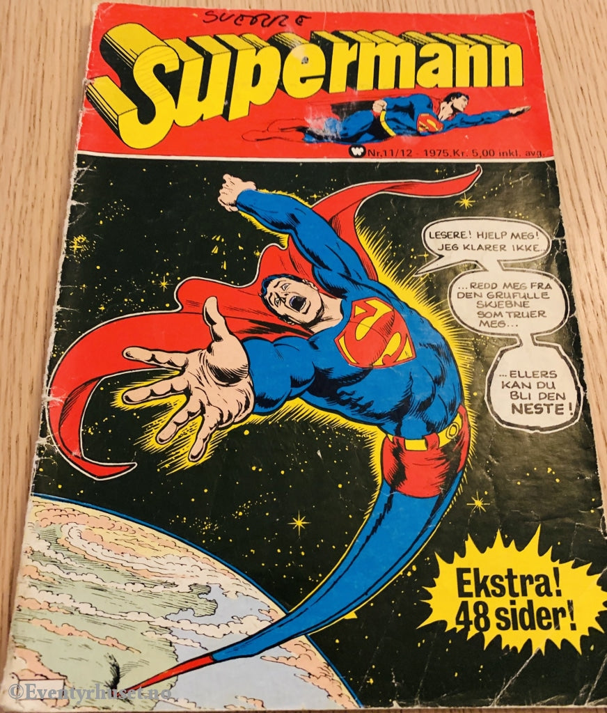 Supermann. 1975/11/12. Tegneserieblad