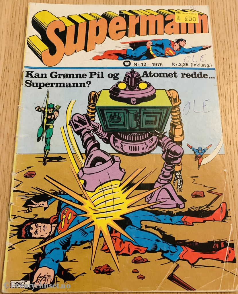 Supermann. 12/1976. Tegneserieblad