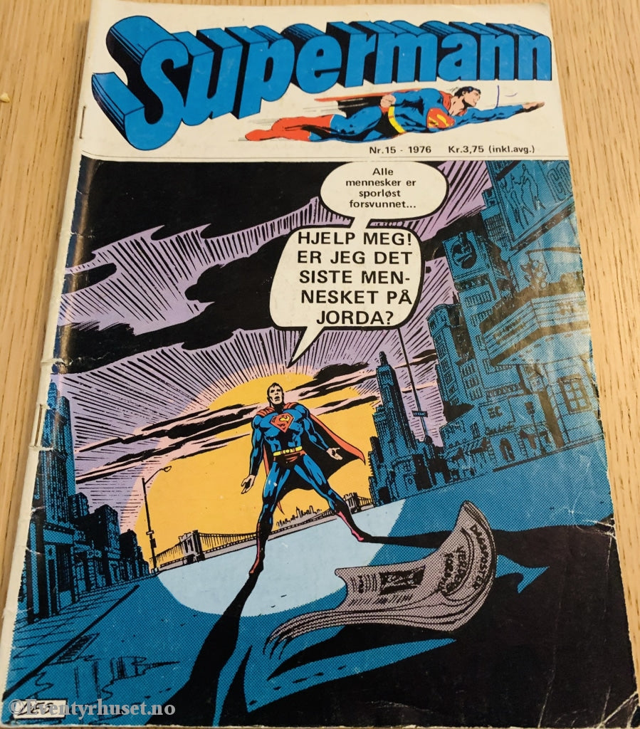 Supermann. 15/1976. Tegneserieblad
