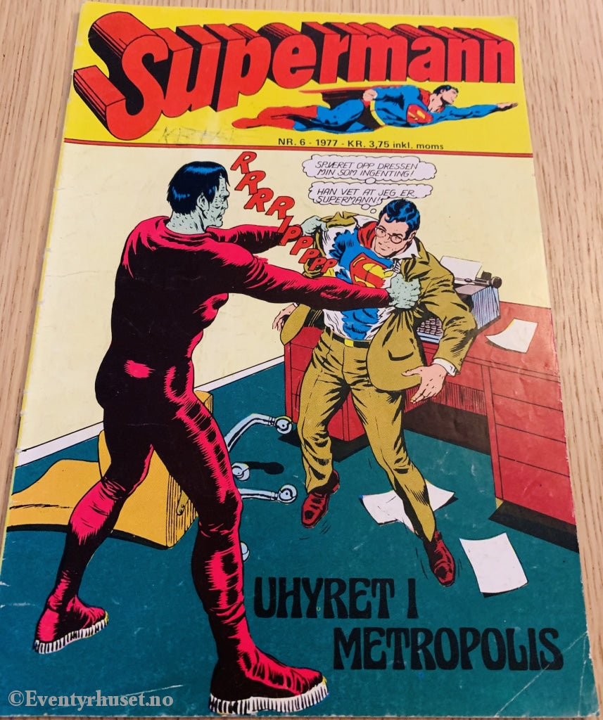 Supermann. 1977/06. Tegneserieblad