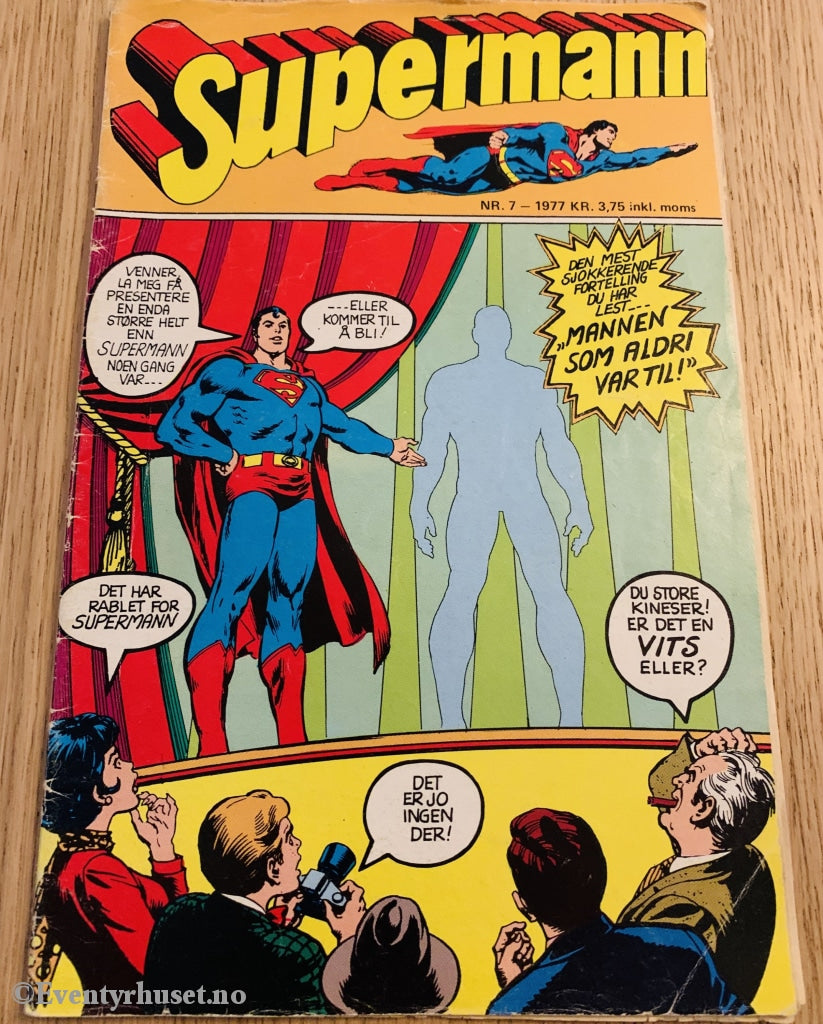 Supermann. 1977/07. Tegneserieblad
