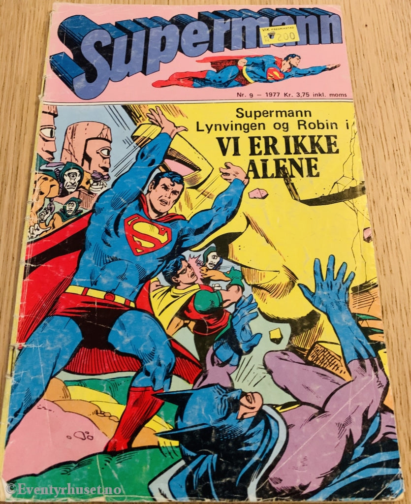Supermann. 1977/09. Tegneserieblad